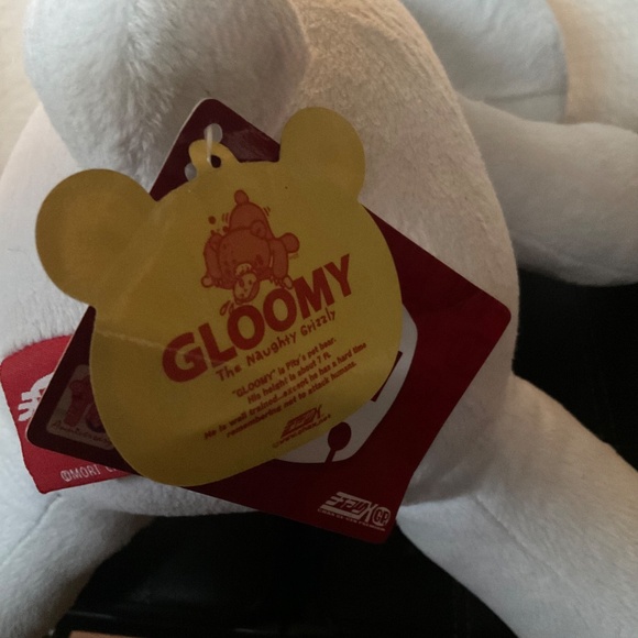 GLOOMY THE NAUGHTY GRIZZLY G.P. TAITO JAPANESE PEICE NWT 14 IN - Picture 6 of 10